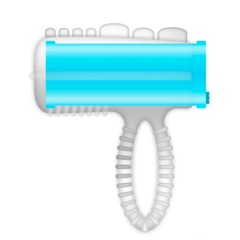 Ringzunge Vibrierendes Blau von Casual Love kaufen | Fesselliebe 2