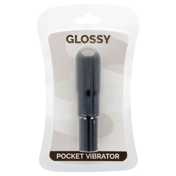 Taschenvibrator Schwarz von Glossy kaufen | Fesselliebe