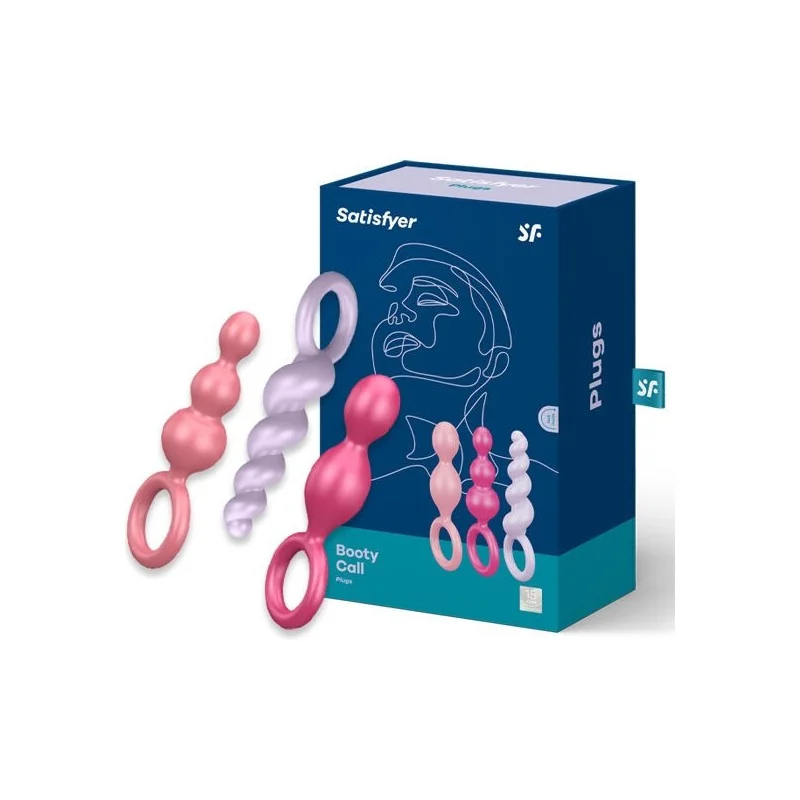 Analplugs Set 3 St Tricolor von Satisfyer Plugs kaufen | Fesselliebe 2