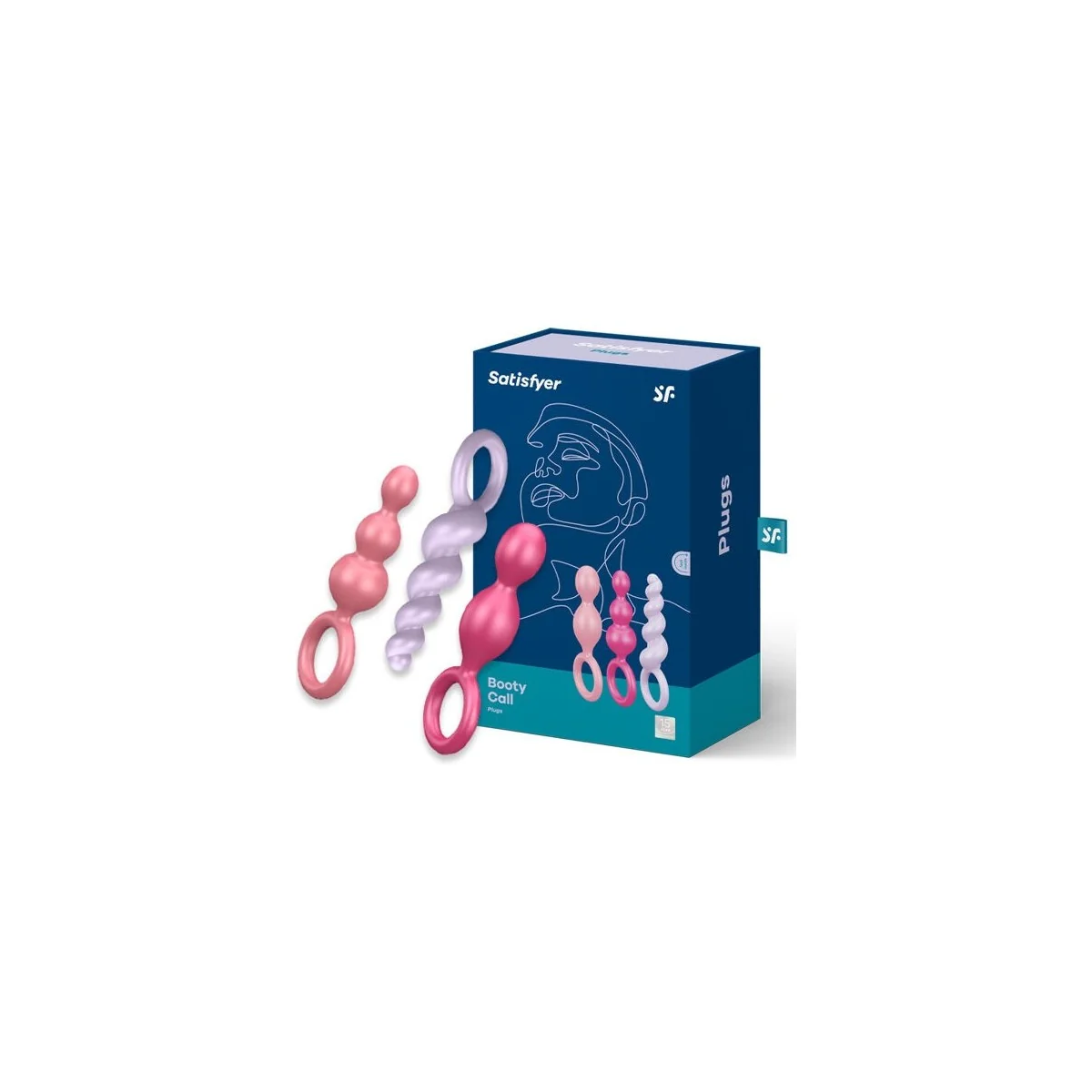 Analplugs Set 3 St Tricolor von Satisfyer Plugs kaufen | Fesselliebe