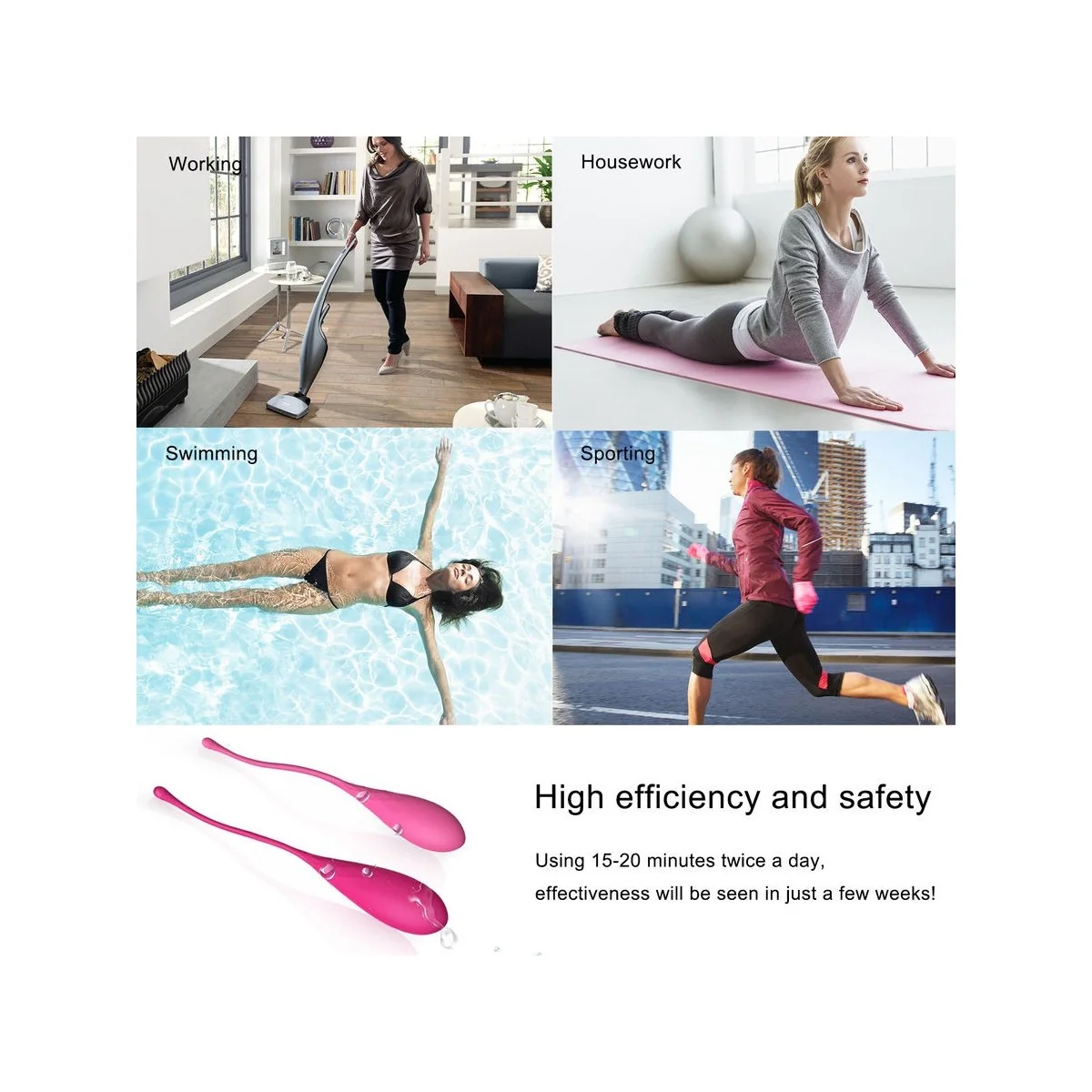 Kegel Fit Pelvic Muscle Training Set 6 Stücke von Leslie kaufen | Fesselliebe