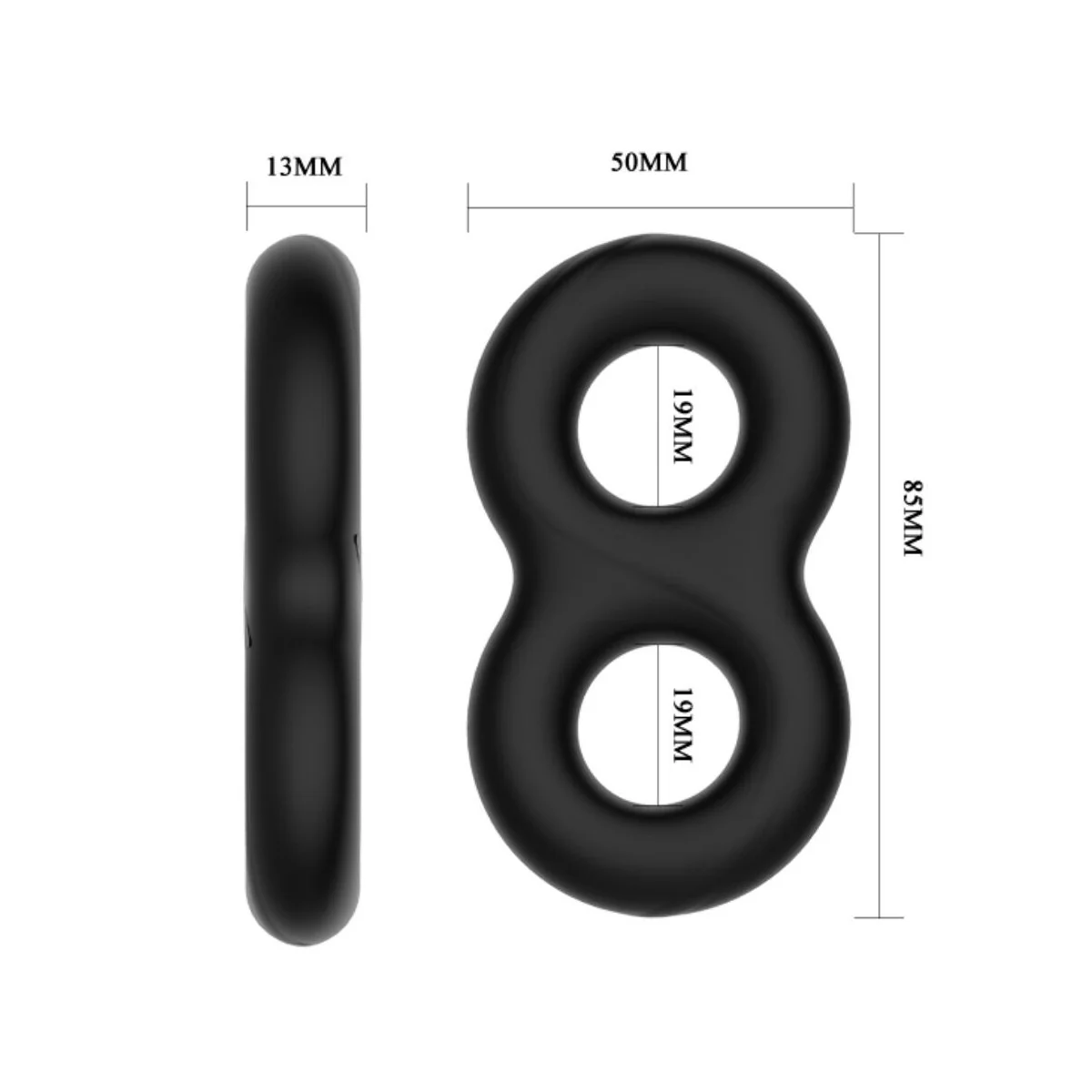 Doppelter Medizinischer Silikonring von Crazy Bull kaufen | Fesselliebe