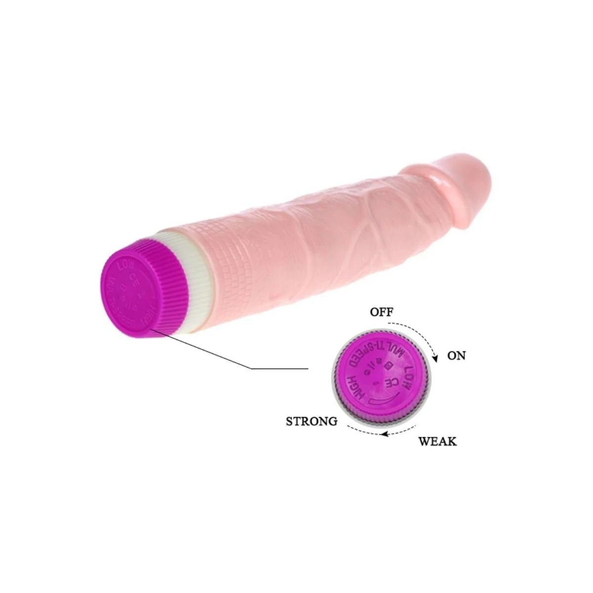 Realistischer Vibrator für Anfänger 21.5 cm von Baile Vibrators kaufen | Fesselliebe