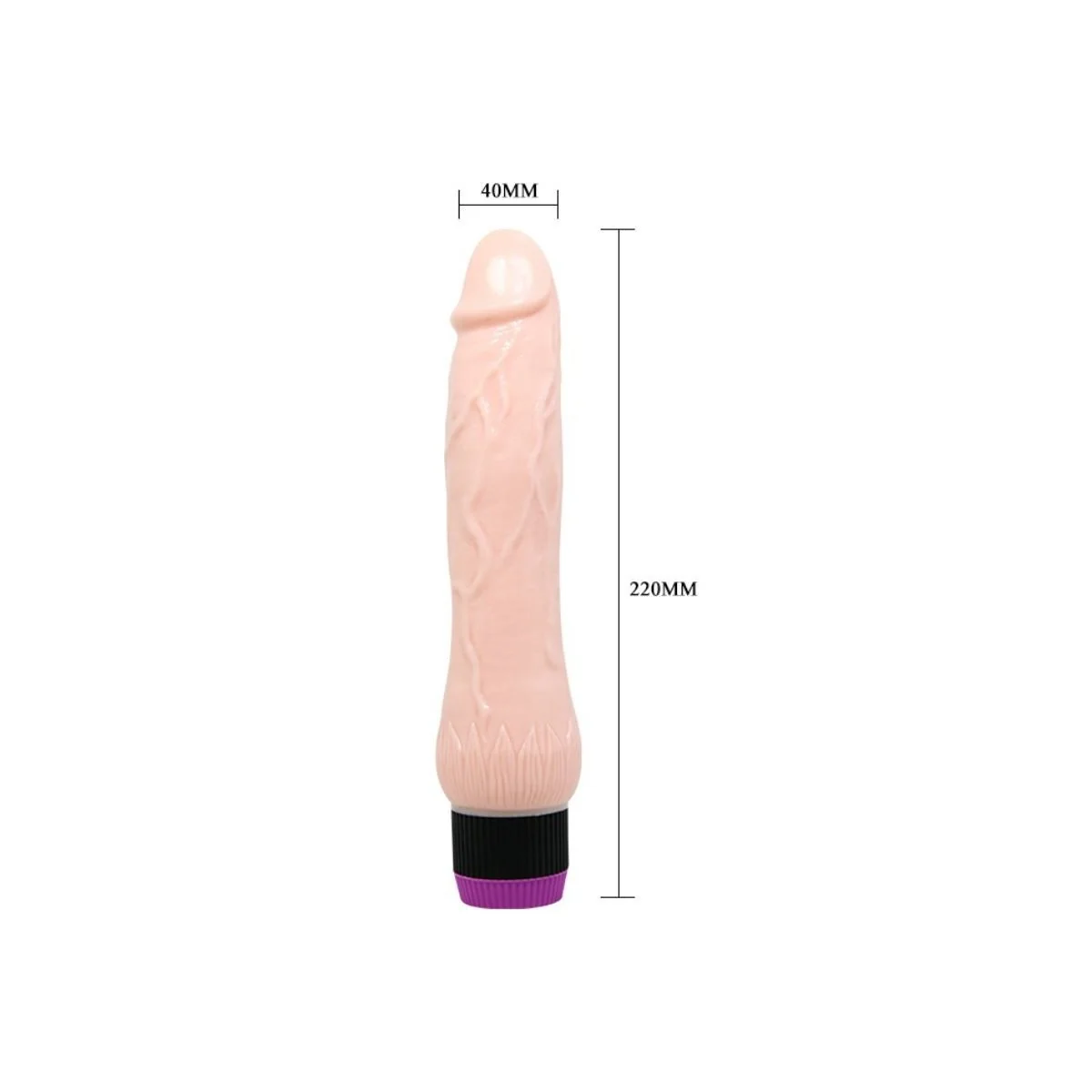 Adour Club realistischer Vibrator Breite Basis 22 cm von Baile kaufen | Fesselliebe