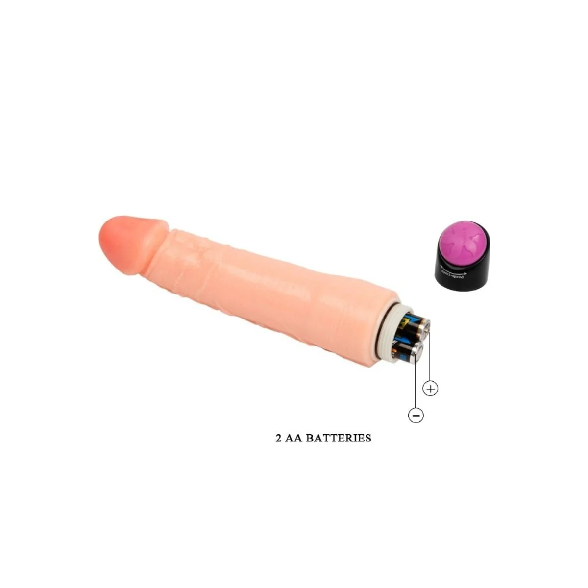Flexibler realistischer Vibrator 25 cm von Baile Vibrators kaufen | Fesselliebe