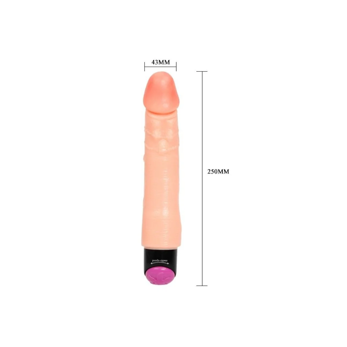 Flexibler realistischer Vibrator 25 cm von Baile Vibrators kaufen | Fesselliebe