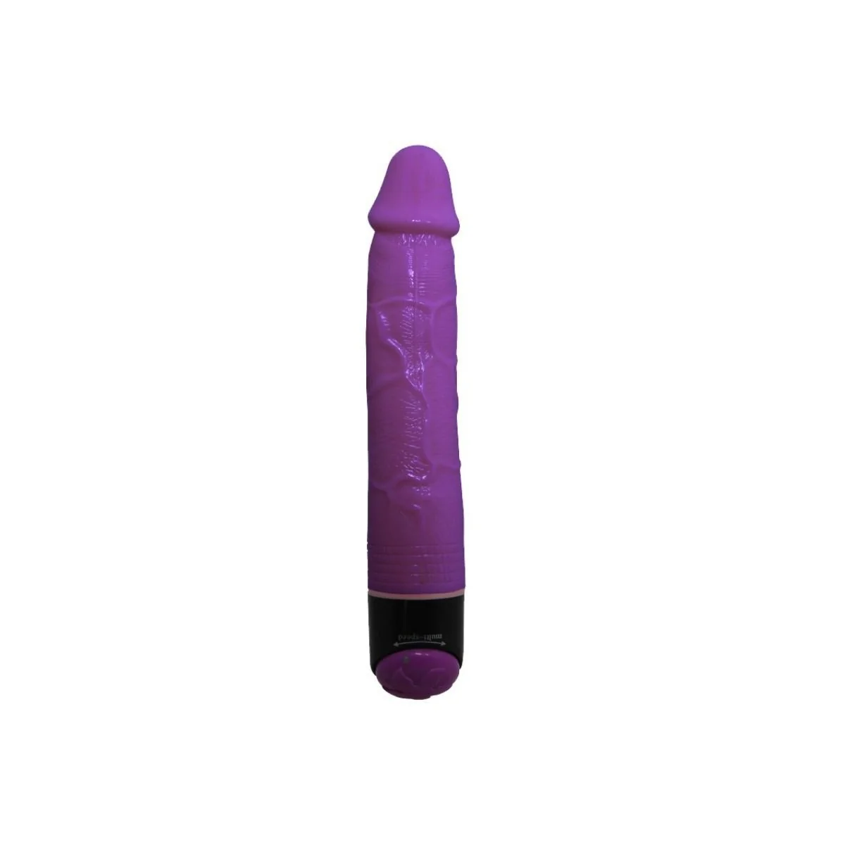 Bunter Sex Lila realistischer Vibrator 23 cm von Baile kaufen | Fesselliebe
