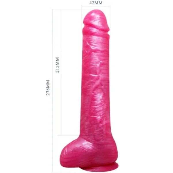 Realistischer Rosa Dildo Dong mit Saugnapf von Baile Dildos kaufen | Fesselliebe