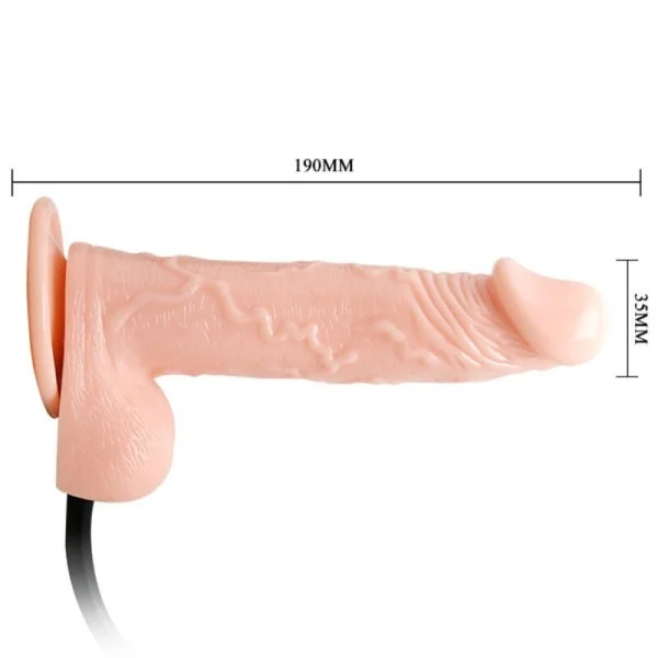 realistischer Aufblasbarer Dildo mit Saugnäpfen 15 cm von Baile Dildos kaufen | Fesselliebe