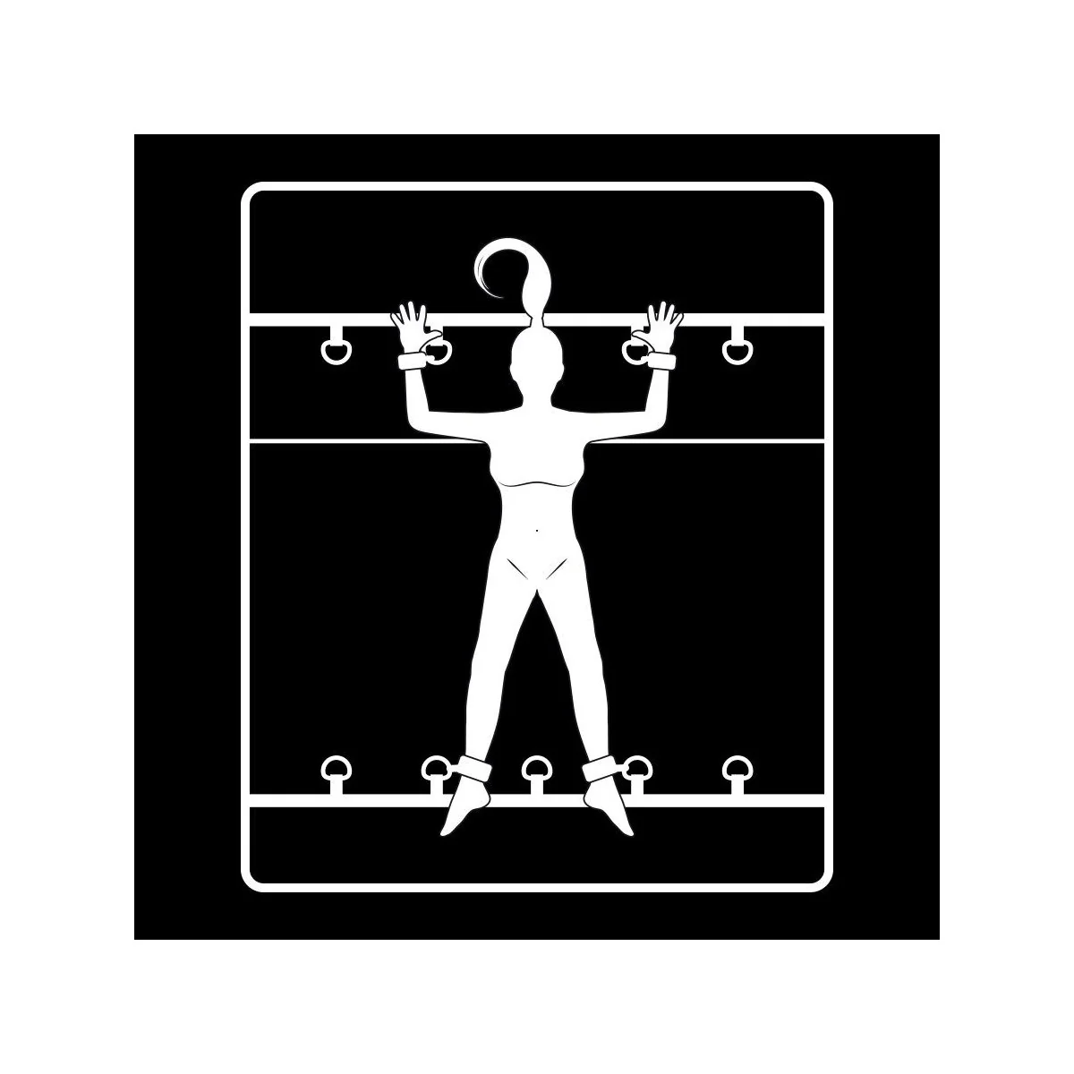 Luxus-Bettband-Set mit Noprene-Futter von Fetish Submissive Bondage kaufen | Fesselliebe