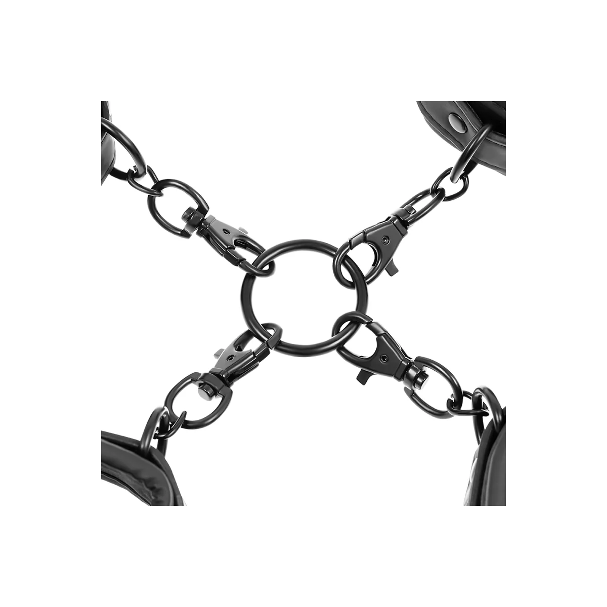 Hand- und Knöchel-Handschellen-Set mit Noprene-Futter von Fetish Submissive Bondage kaufen | Fesselliebe