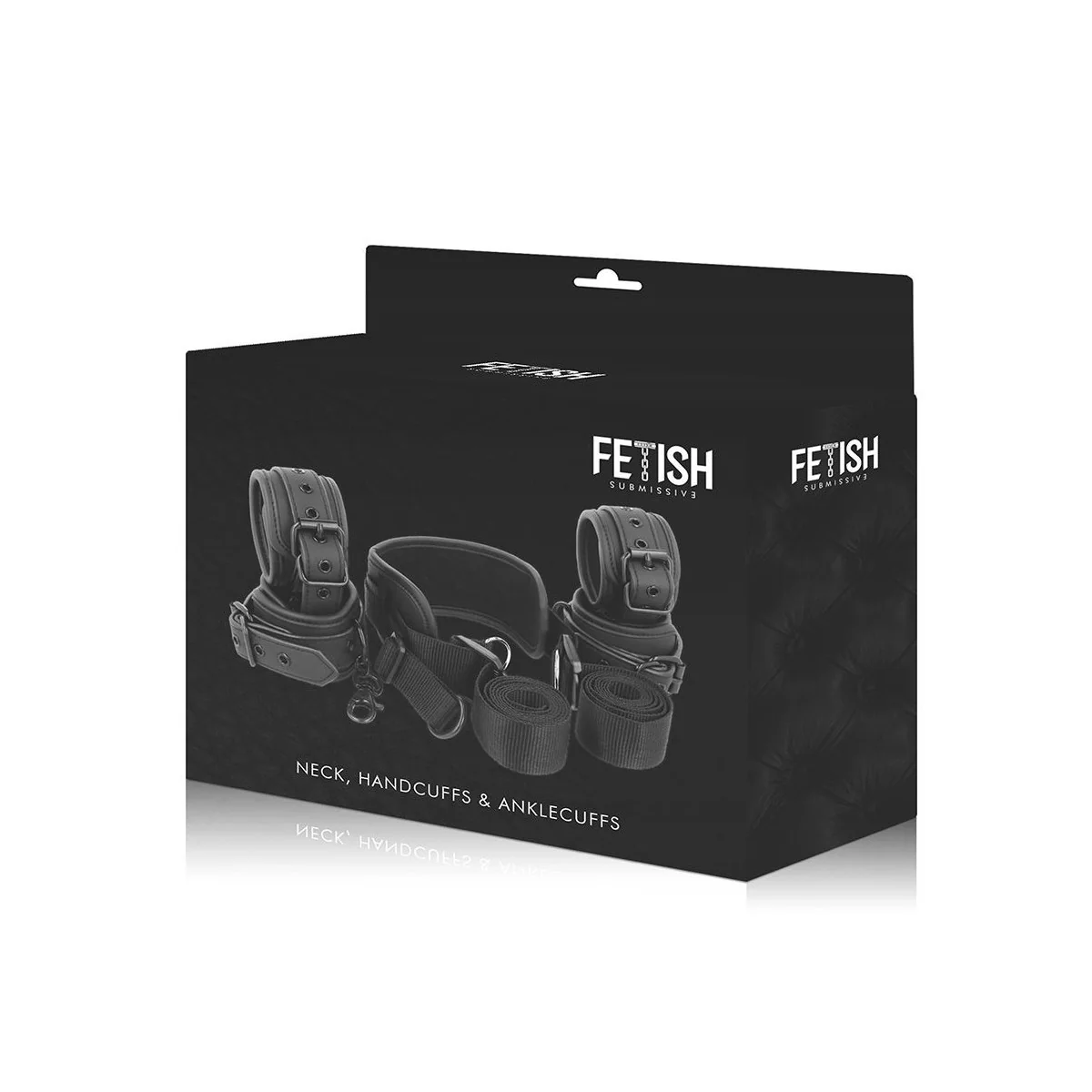 Meisterposition mit 4 Noprene-Gefüttert Handschellen von Fetish Submissive Bondage kaufen | Fesselliebe