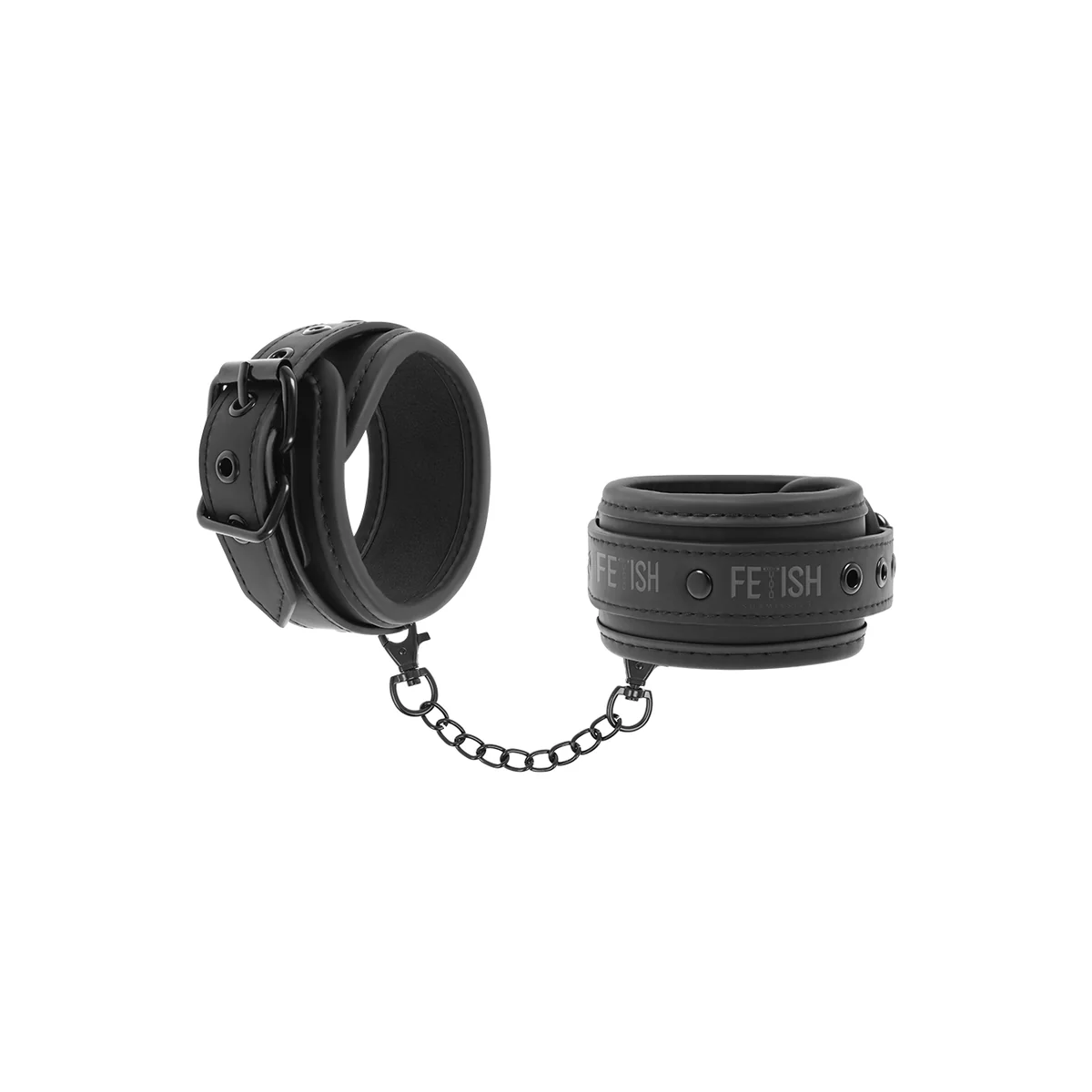 Handschellen aus Veganem Leder mit Noprene-Futter von Fetish Submissive Bondage kaufen | Fesselliebe