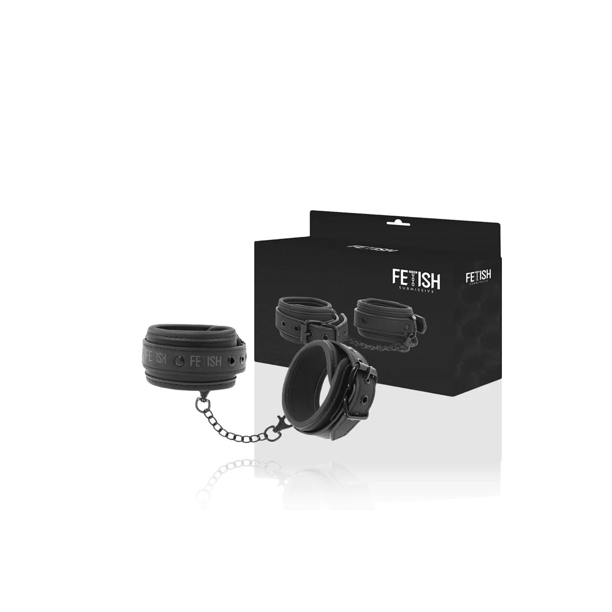 Knöchelstze aus Veganem Leder mit Noprene-Futter von Fetish Submissive Bondage kaufen | Fesselliebe