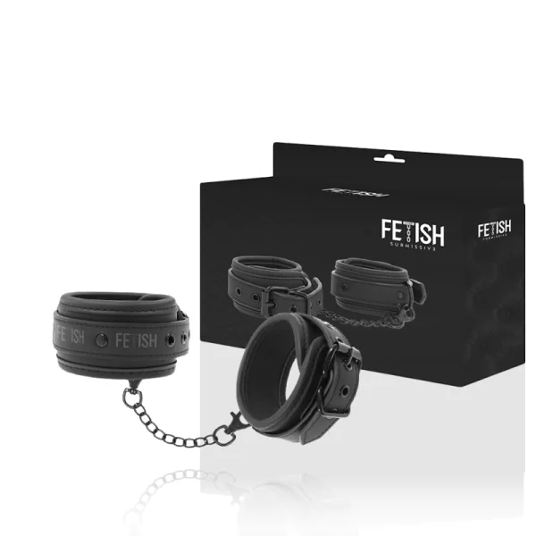 Knöchelstze aus Veganem Leder mit Noprene-Futter von Fetish Submissive Bondage kaufen | Fesselliebe