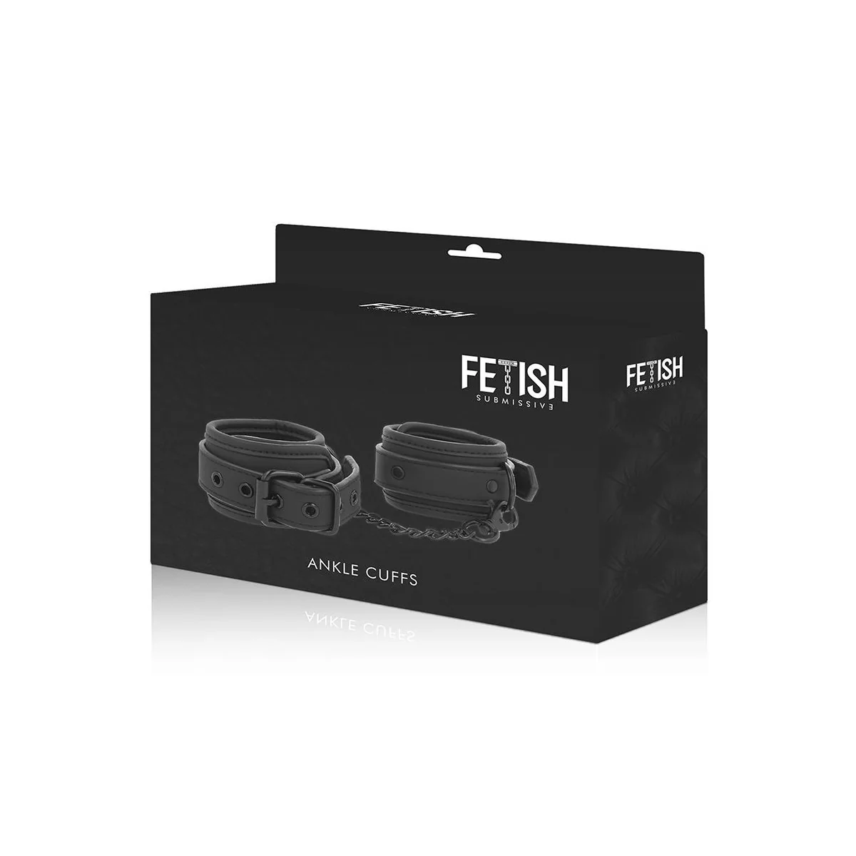 Knöchelstze aus Veganem Leder mit Noprene-Futter von Fetish Submissive Bondage kaufen | Fesselliebe