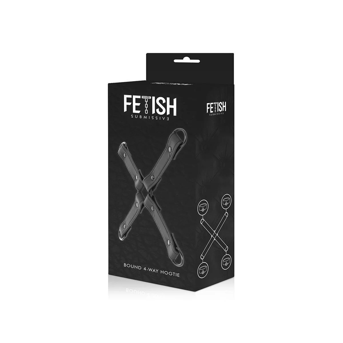 Handschellenverbindung aus Veganem Leder von Fetish Submissive Bondage kaufen | Fesselliebe