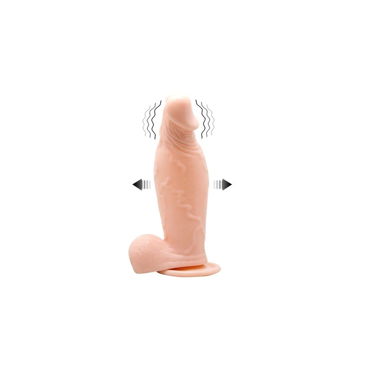 Realistischer Vibrierender und Aufblasbarer Dildo von Baile kaufen | Fesselliebe