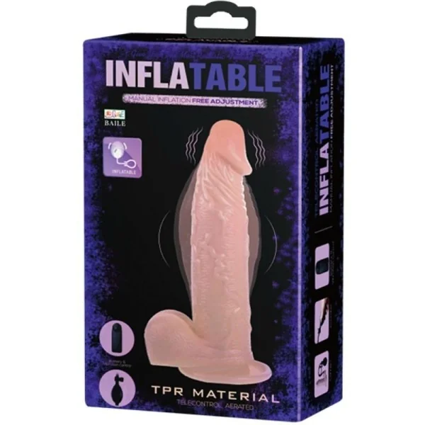 Realistischer Vibrierender und Aufblasbarer Dildo von Baile kaufen | Fesselliebe