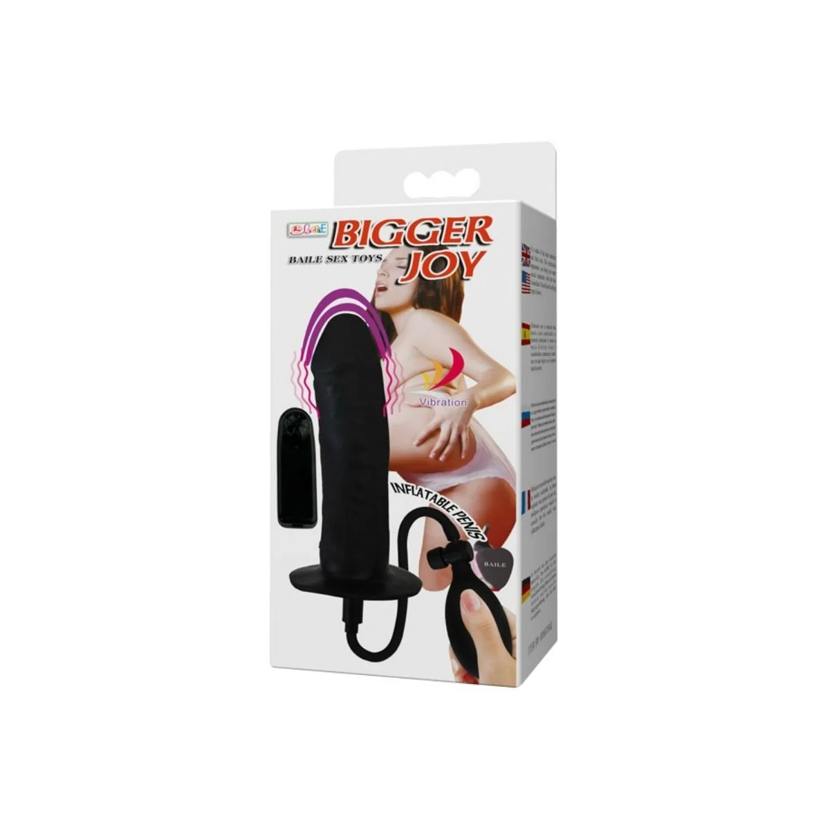 Größerer Joy Aufblasbarer Penis mit Vibration 16 cm von Baile kaufen | Fesselliebe