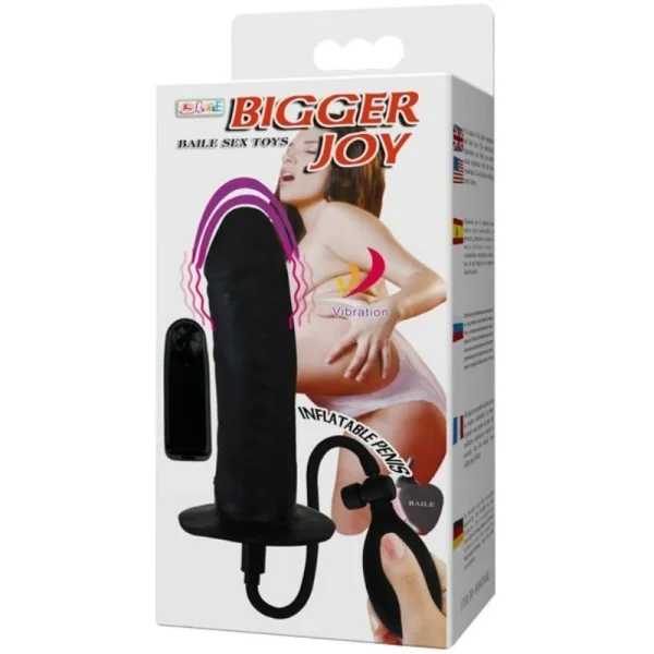Größerer Joy Aufblasbarer Penis mit Vibration 16 cm von Baile kaufen | Fesselliebe
