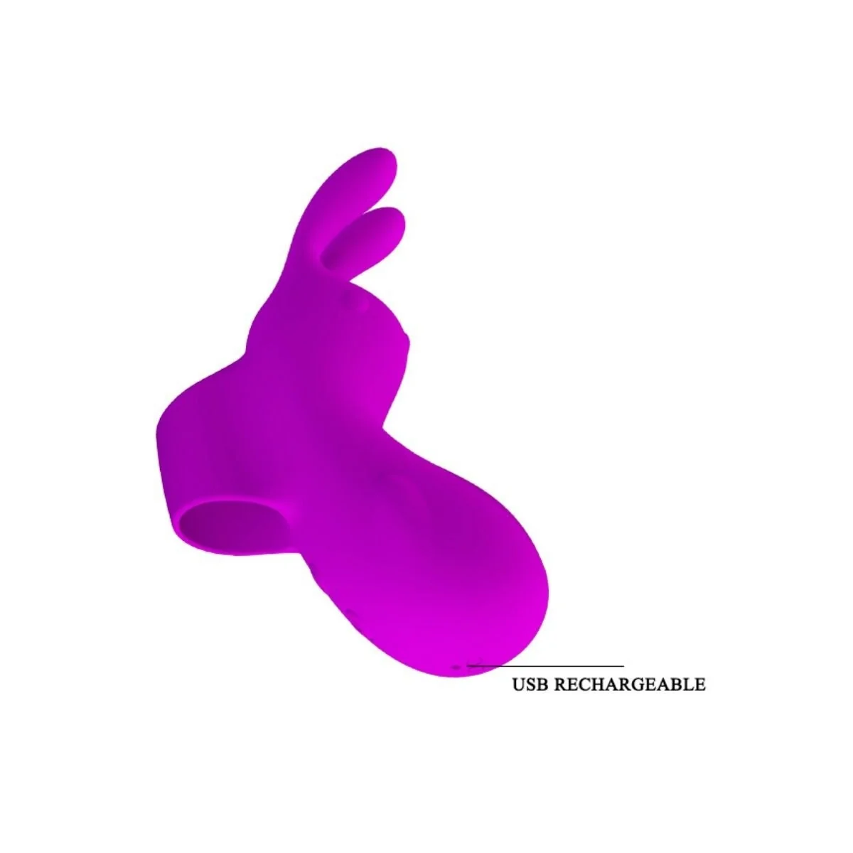 Smart wiederaufladbarer Fingerhut mit Kaninchen von Pretty Love Smart kaufen | Fesselliebe