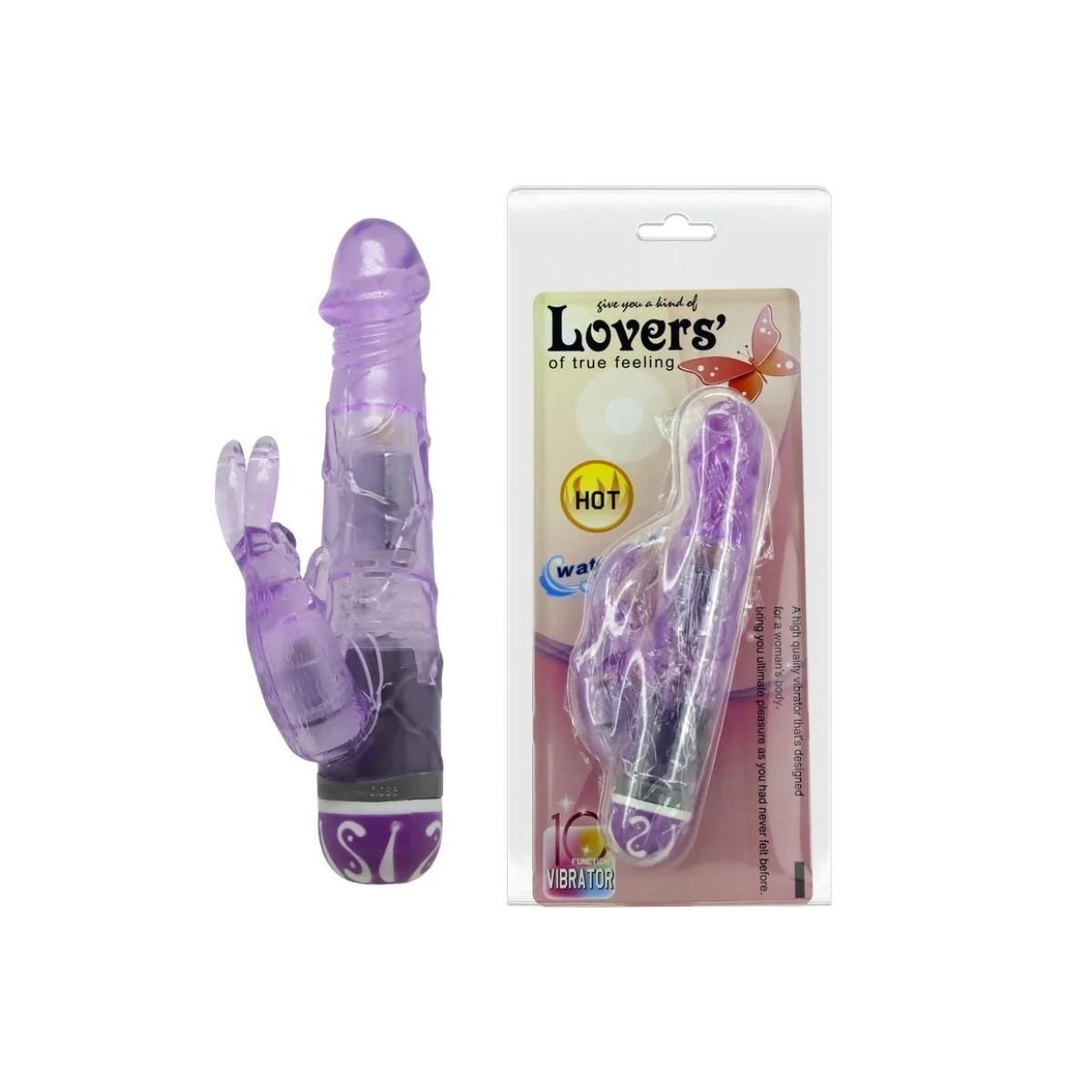 Multi Geschwindigkeit Vibratoren mit Flieder Kaninchen von Baile Vibrators kaufen | Fesselliebe