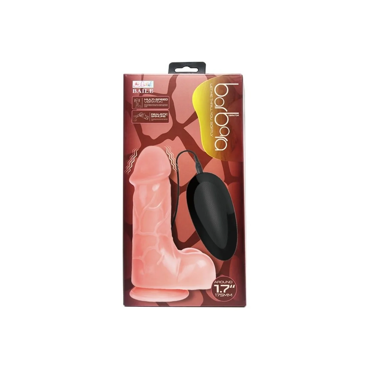 Natürlicher Barbara realistischer Vibrator 21 cm von Baile kaufen | Fesselliebe