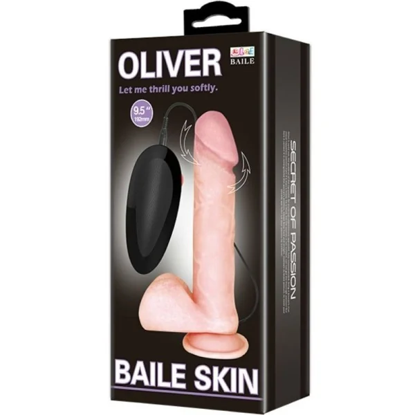 Oliver realistischer Vibrator mit Rotationsfunktion von Baile kaufen | Fesselliebe