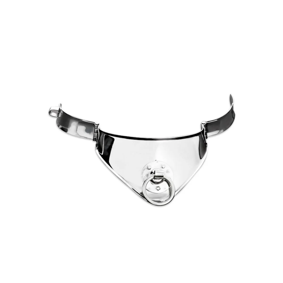 Festhaltungshalsband mit Ring und Vorhngeschloss 12,5 cm von Metal Hard kaufen | Fesselliebe