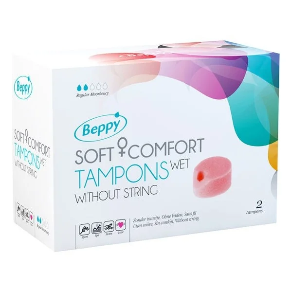 Soft Comfort Tampons Wet 2 Stück von Beppy kaufen | Fesselliebe