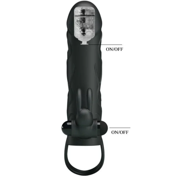 Silikonhülle mit Vibration 14 cm 2.0 von Pretty Love kaufen | Fesselliebe