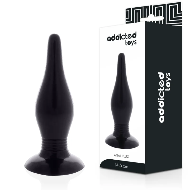 Analplug 14.5 cm Schwarz von Addicted Toys kaufen | Fesselliebe