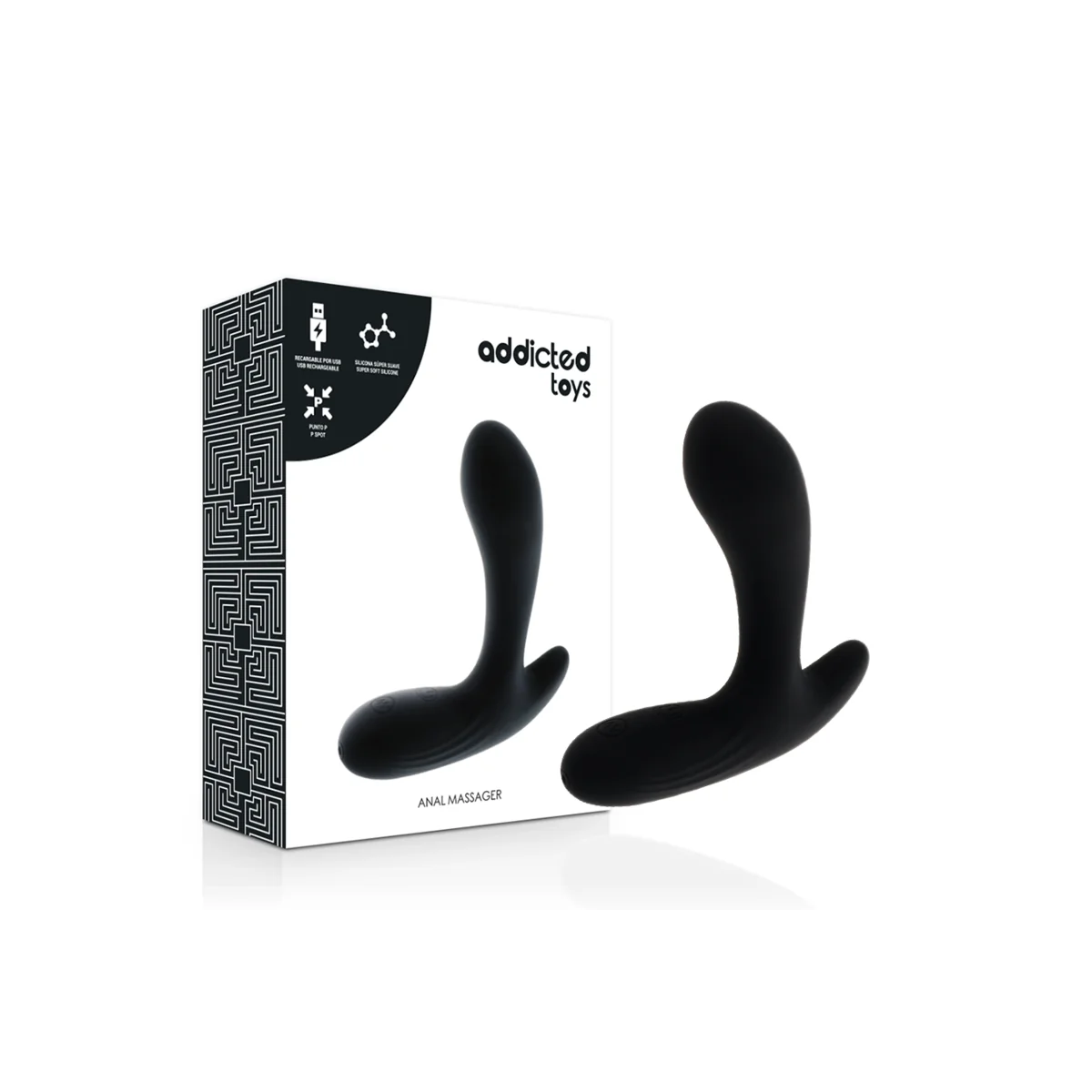 Anal Massager Schwarze Vibration von Addicted Toys kaufen | Fesselliebe