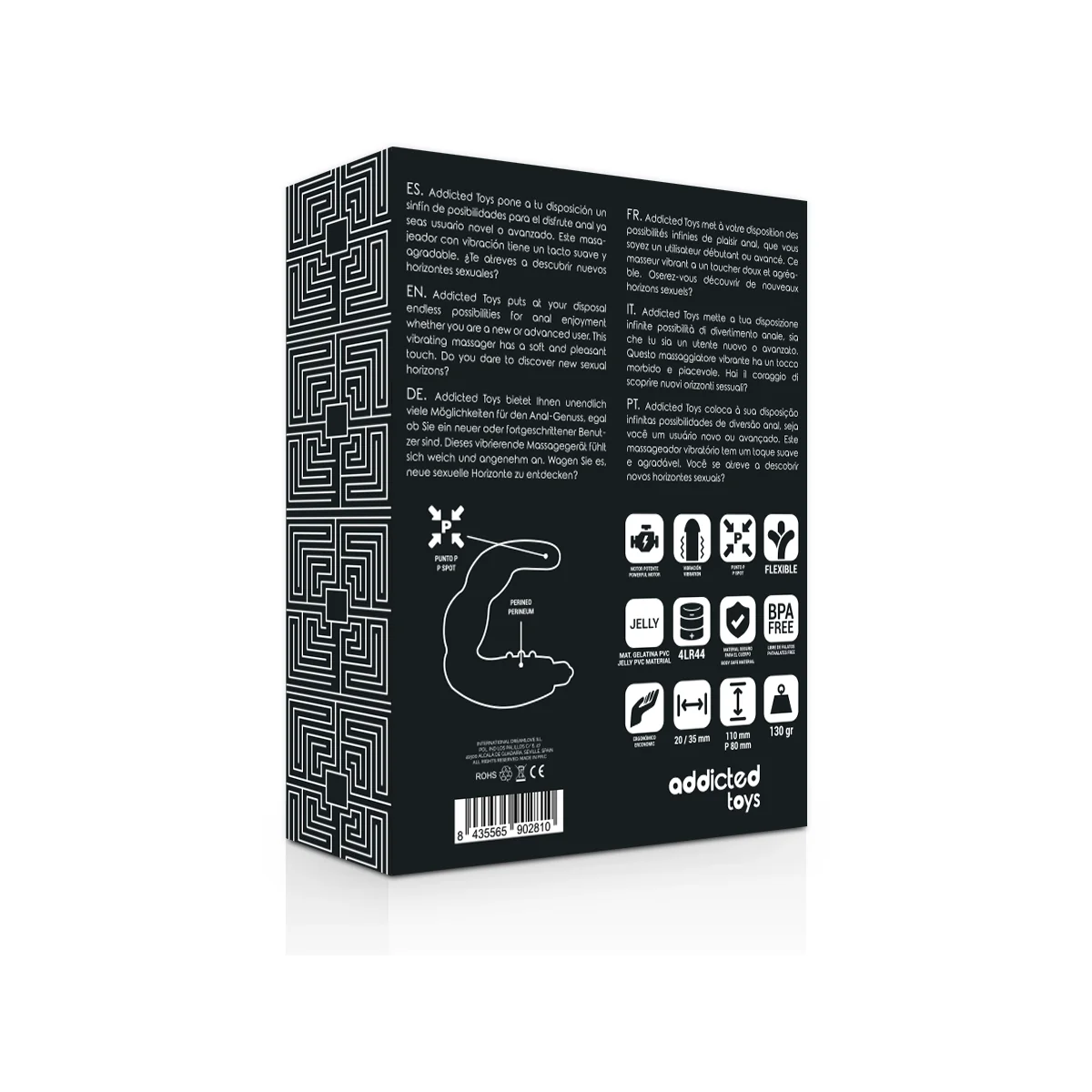 Prostata Anal Massager Vibration von Addicted Toys kaufen | Fesselliebe