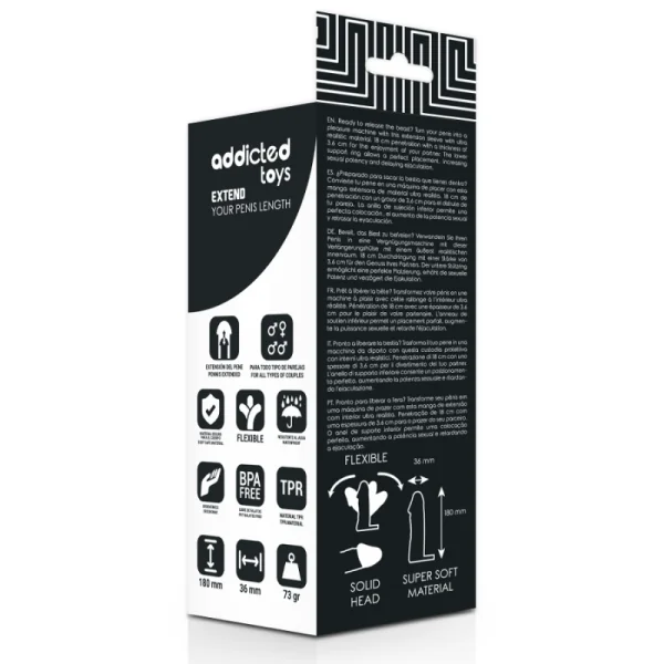 Verlngern Ihren Penis 18 cm von Addicted Toys kaufen | Fesselliebe
