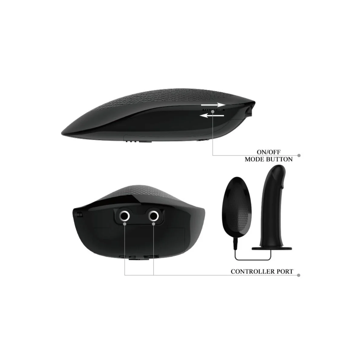 Marvin Strap-On mit Vibration und Hohldildo von Pretty Love kaufen | Fesselliebe