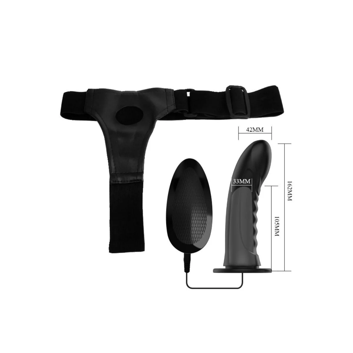 Marvin Strap-On mit Vibration und Hohldildo von Pretty Love kaufen | Fesselliebe