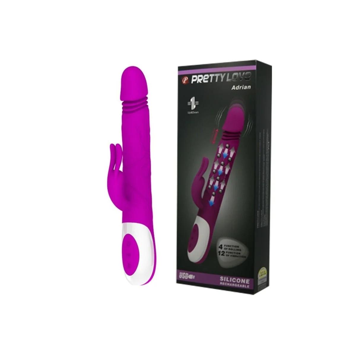 Adrian wiederaufladbare Multifunktion von Pretty Love Smart kaufen | Fesselliebe