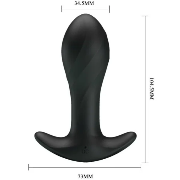 Schwarzer Analvibrator von Pretty Love kaufen | Fesselliebe