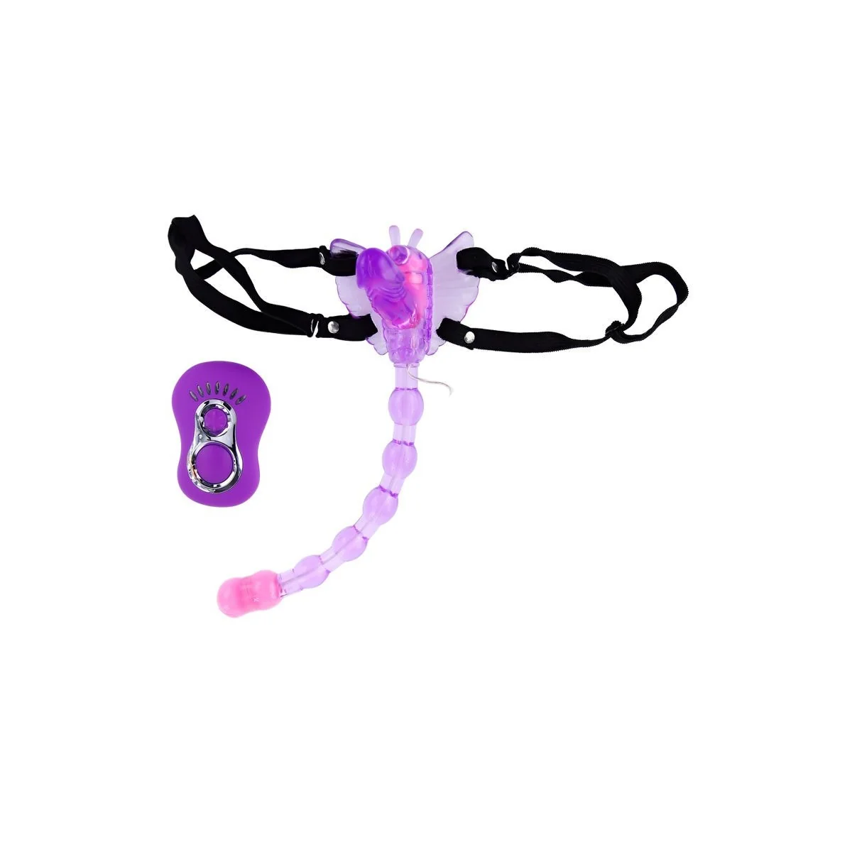 Schmetterlingsriemen auf Flieder von Baile Stimulating kaufen | Fesselliebe