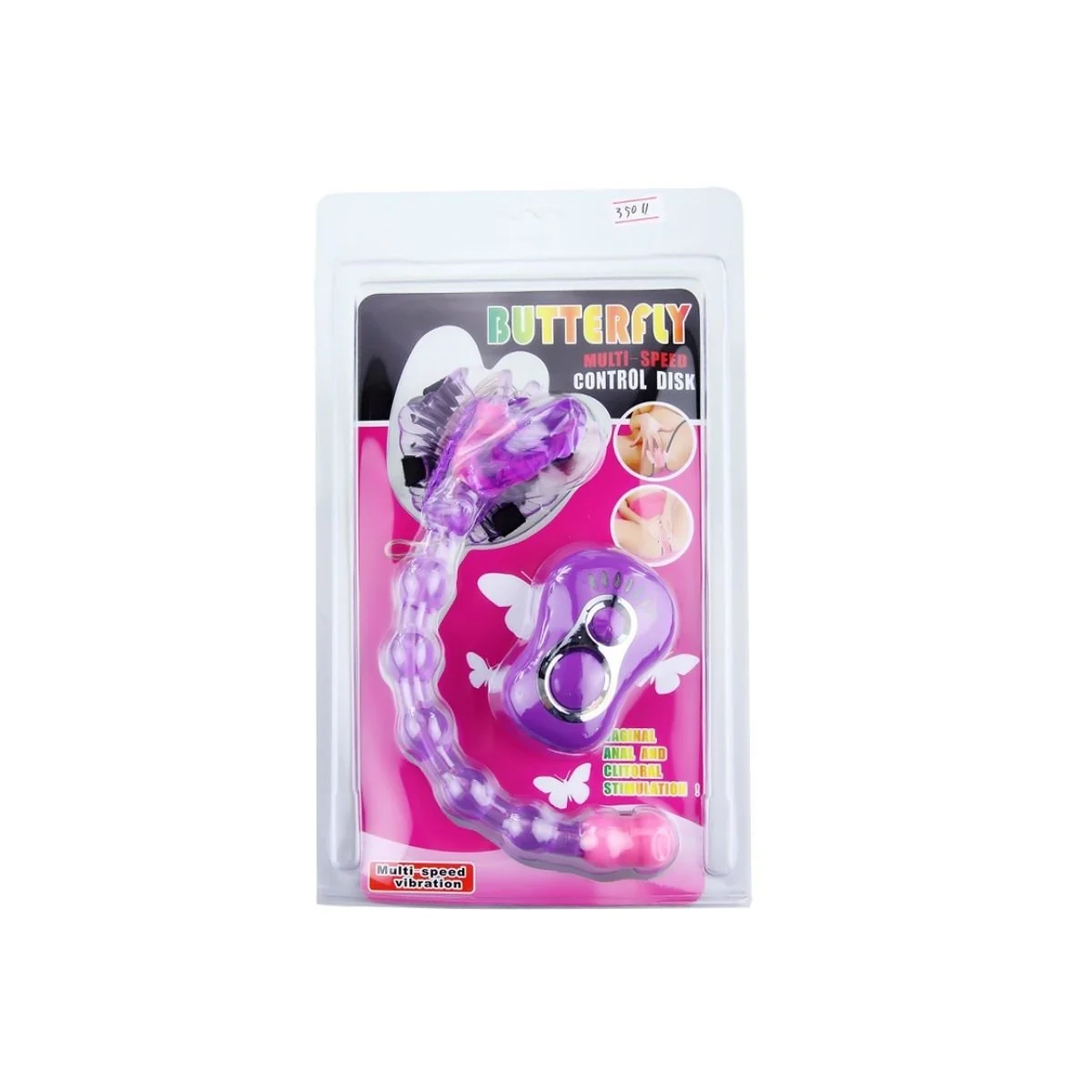 Schmetterlingsriemen auf Flieder von Baile Stimulating kaufen | Fesselliebe