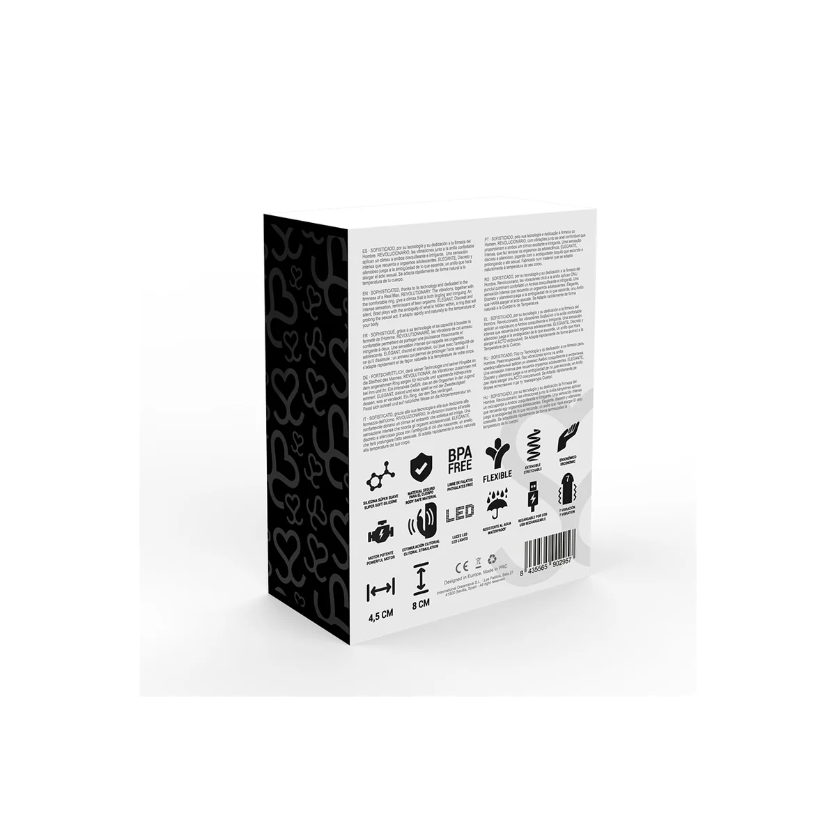 ZAC PREMIUM WIEDERAUFLADBARER VIBRIERRING VON MORESSA