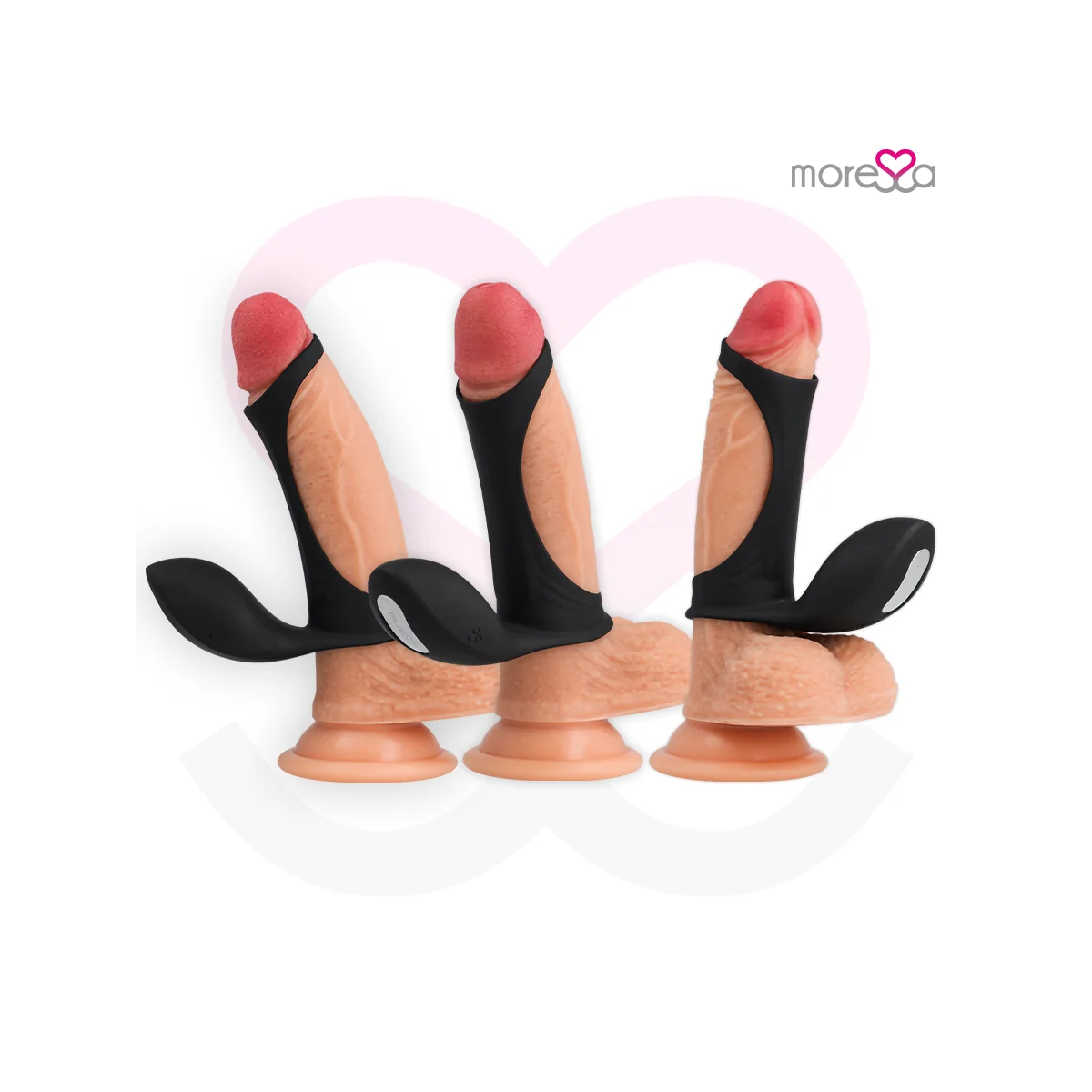 Brandon Vibratorring mit Abdeckung von Moressa kaufen | Fesselliebe