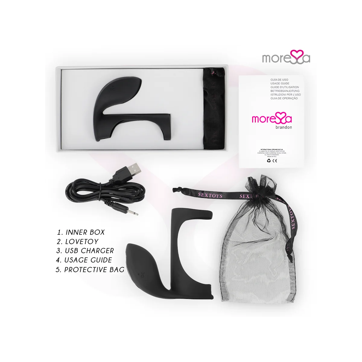 Brandon Vibratorring mit Abdeckung von Moressa kaufen | Fesselliebe