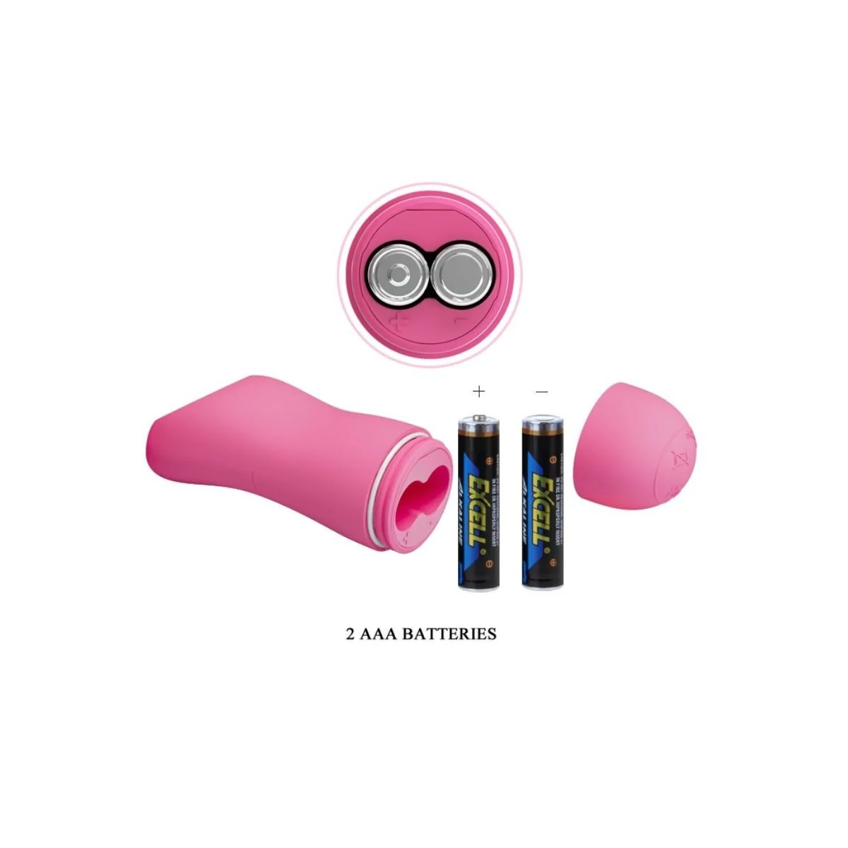 Romantische Wellenpizzen mit Vibration und Fuchsiaelektroschock von Baile Stimulating kaufen | Fesselliebe