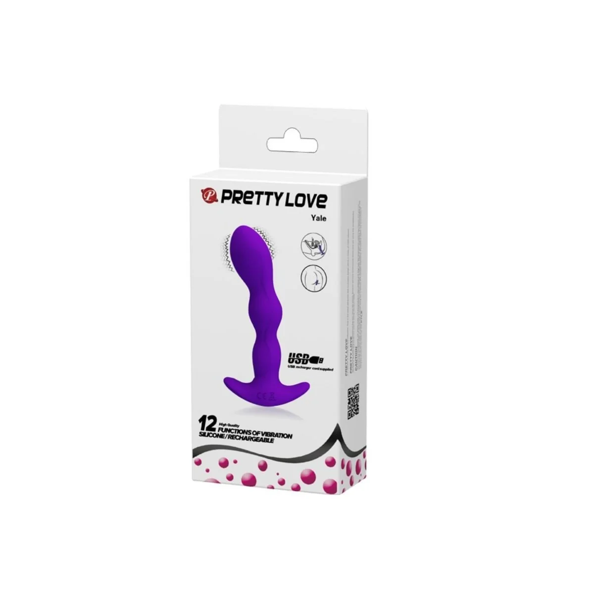 Anal Massager 12 Lila Vibrationsmodi von Pretty Love kaufen | Fesselliebe