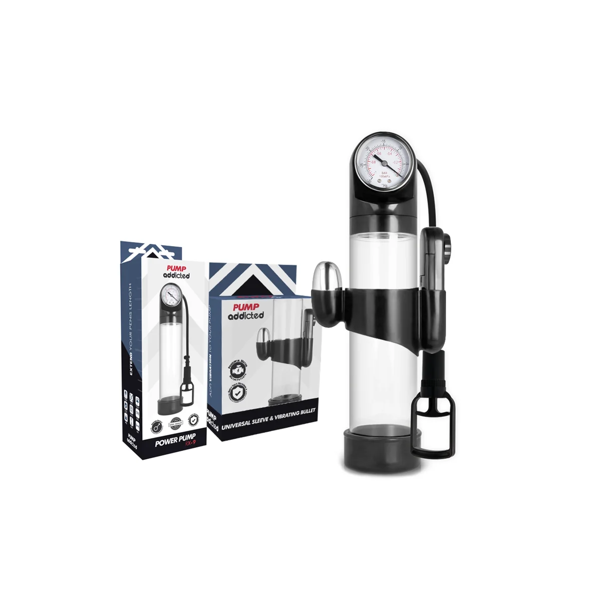 Transparenter Vibrator Rx9 von Pump Addicted kaufen | Fesselliebe