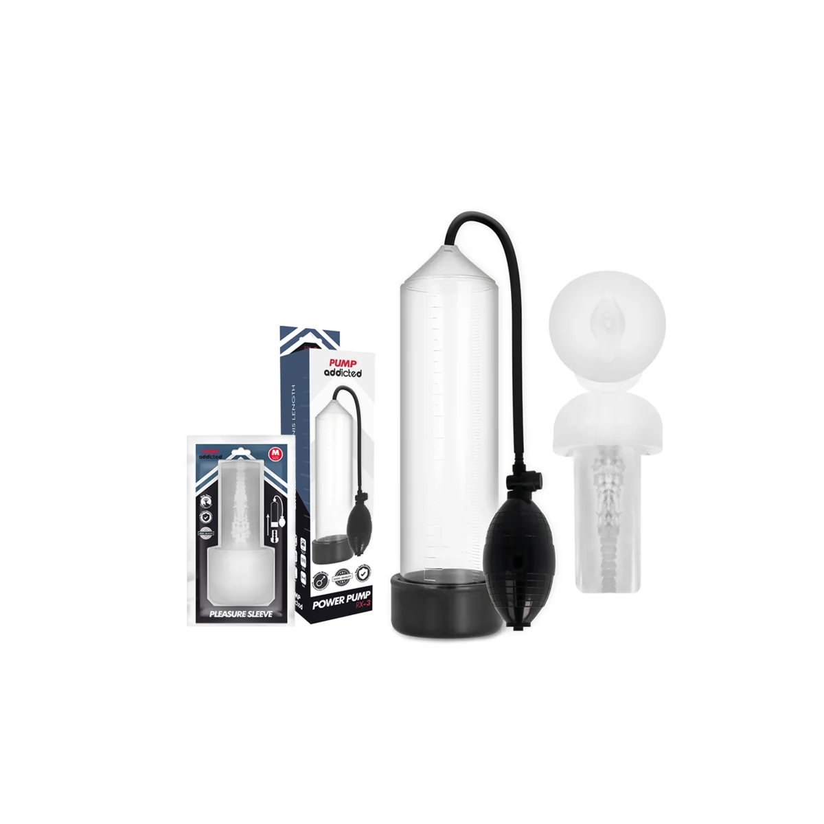 Rx3 Transparent mit Genussärmel von Pump Addicted kaufen | Fesselliebe