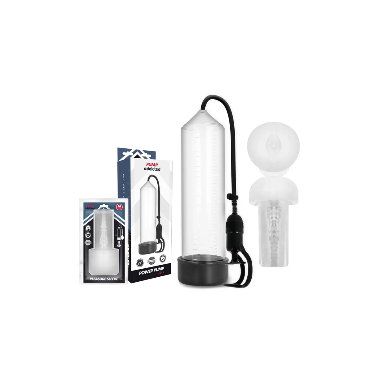 Rx5 Transparent mit Masturbator von Pump Addicted kaufen | Fesselliebe